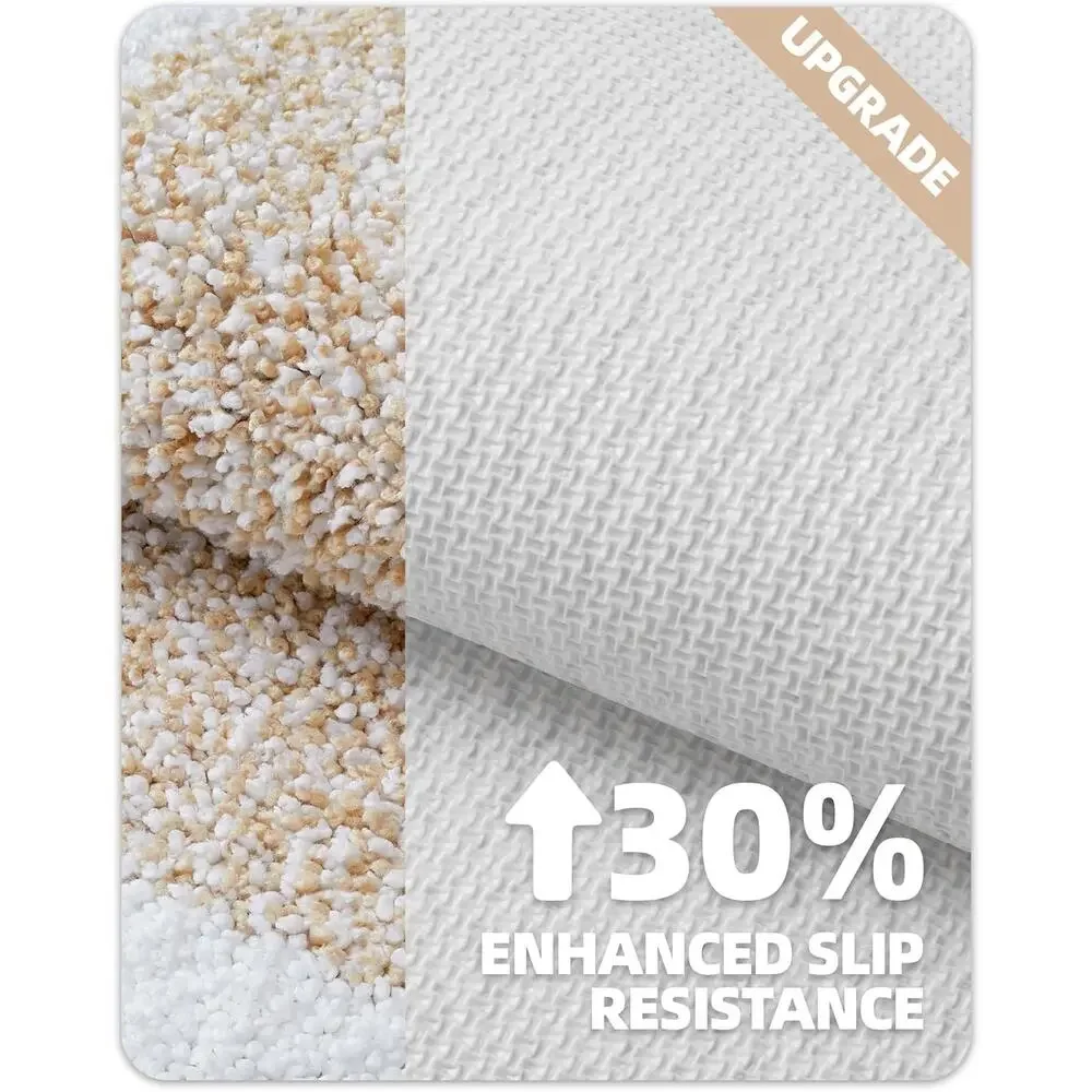 New Color & Geometry Brown Non-Slip Washable Bath Rug Bathroom Mat 20